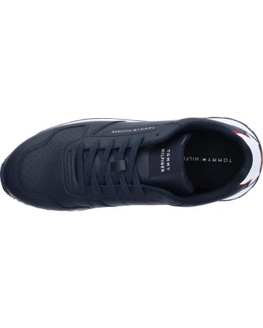 Man Trainers TOMMY HILFIGER FM0FM05453 NEW RUNNER EVA MIX LTH FLAG DW5 DESERT SKY