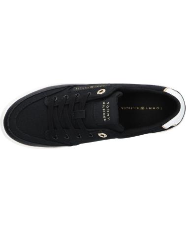 Woman Trainers TOMMY HILFIGER FW0FW08323 ESSENTIAL VULC TEXTILE SNEAKER BDS BLACK