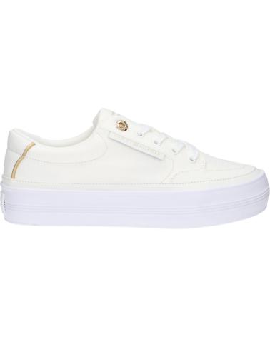 Sportivo per Donna TOMMY HILFIGER FW0FW08323 ESSENTIAL VULC TEXTILE SNEAKER YBL ECRU