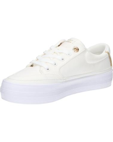 Sportivo per Donna TOMMY HILFIGER FW0FW08323 ESSENTIAL VULC TEXTILE SNEAKER YBL ECRU