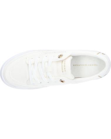 Sportivo per Donna TOMMY HILFIGER FW0FW08323 ESSENTIAL VULC TEXTILE SNEAKER YBL ECRU