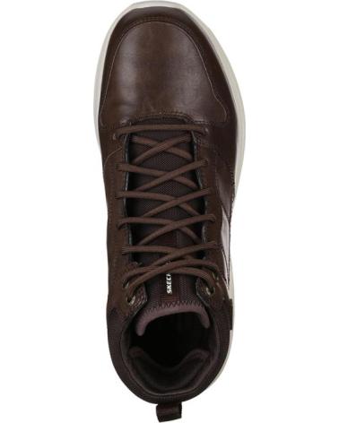 Botines de Hombre SKECHERS BOTINES PLANOS DELSON HOMBRE MARRON MARRóN