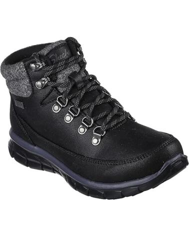 Botines de Mujer SKECHERS BOTINES PLANOS SYNERGY MUJER NEGRO
