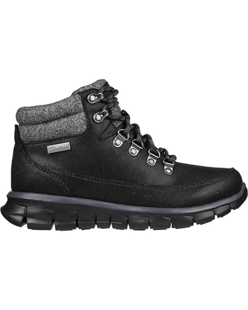 Botines de Mujer SKECHERS BOTINES PLANOS SYNERGY MUJER NEGRO