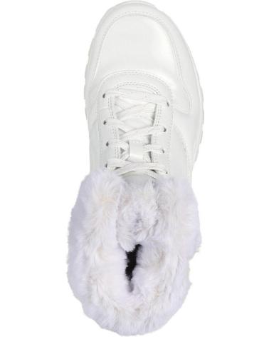 Stiefel für Damen SKECHERS BOTINES PLANOS UNO RUGGED MUJER BLANCO
