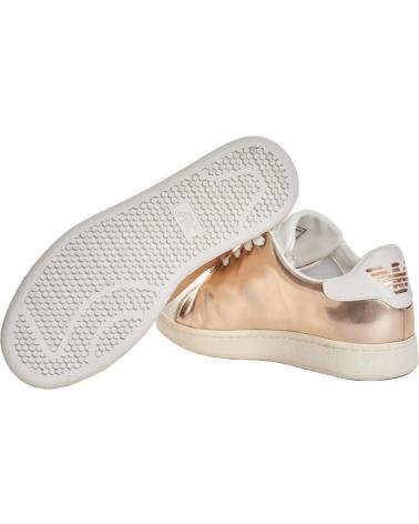 Sportif pour Femme EMPORIO ARMANI ZAPATILLAS DEPORTIVAS X3X061 MUJER ORO ROSA
