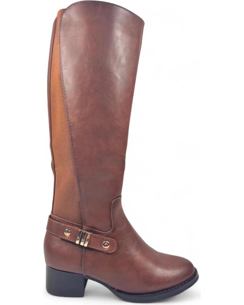 Botas de Mujer TIMBOS BOTA TACON DE MUJER CAMEL 130735 MARRóN