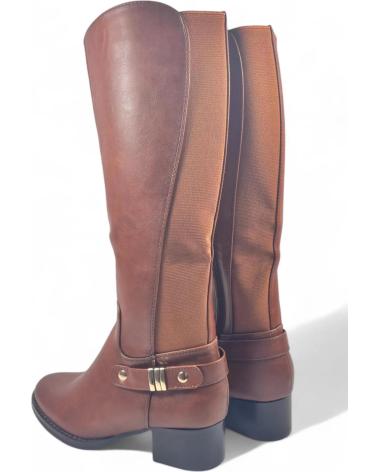 Botas de Mujer TIMBOS BOTA TACON DE MUJER CAMEL 130735 MARRóN