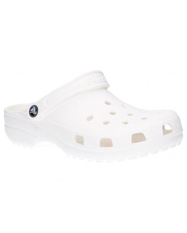 Woman and Man Clogs CROCS 10001 111-WHITE
