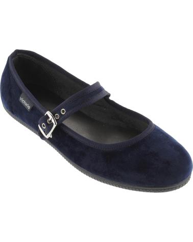 Flat-Shoes-De-Niña-VICTORIA-MERCEDES-HEBILLA-TERCIOPELO-MARINO-AZUL
