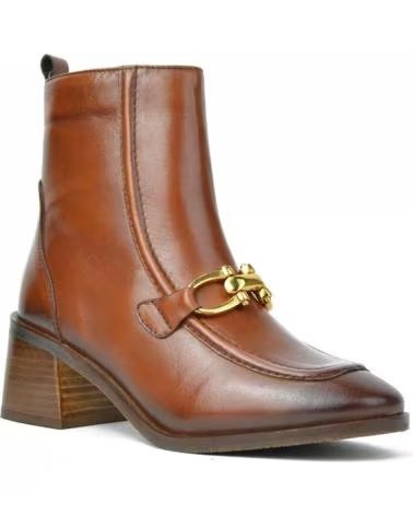 CARAMELO BOTINES DE MUJER DE PIEL CAR2411-13 CUEROPIEL CUERO