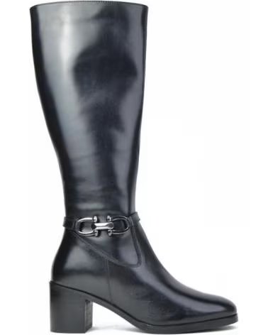 CARAMELO STIVALI DONNA CAR2402-11 PELLE NERO PIEL NEGROPIEL NEGRO