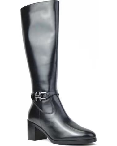 CARAMELO STIVALI DONNA CAR2402-11 PELLE NERO PIEL NEGROPIEL NEGRO