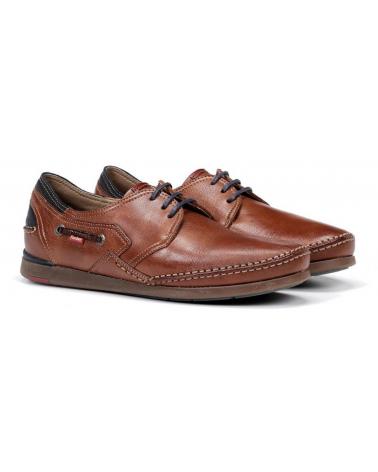 FLUCHOS ZAPATOS DE CORDON EN PARA HOMBRE MARRON
