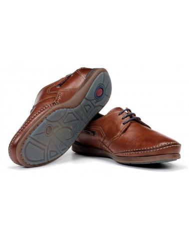 FLUCHOS ZAPATOS DE CORDON EN PARA HOMBRE MARRON
