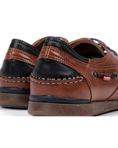 FLUCHOS ZAPATOS DE CORDON EN PARA HOMBRE MARRON