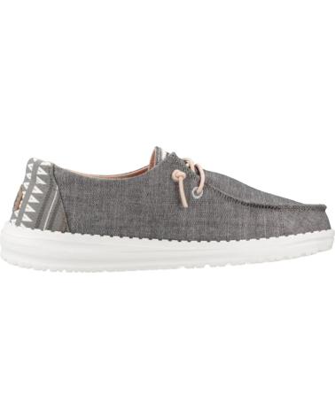Nauticos per Donna HEY DUDE ZAPATILLAS MUJER MODELO WENDY BOHO COLOR GRIS GREY