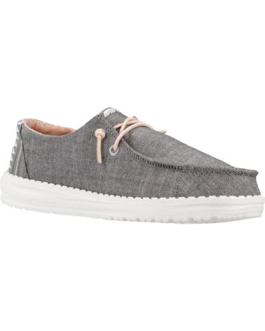 Nauticos per Donna HEY DUDE ZAPATILLAS MUJER MODELO WENDY BOHO COLOR GRIS GREY