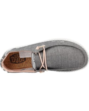 Nauticos per Donna HEY DUDE ZAPATILLAS MUJER MODELO WENDY BOHO COLOR GRIS GREY