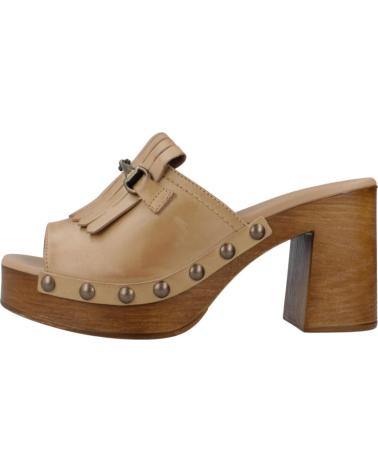 Sapatos de salto de Mulher NERO GIARDINI ZUECOS MUJER MODELO E410420D COLOR MARRON 400