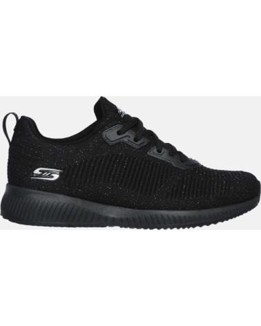 Sportif pour Femme SKECHERS ZAPATILLAS BOBS SQUAD BLACK