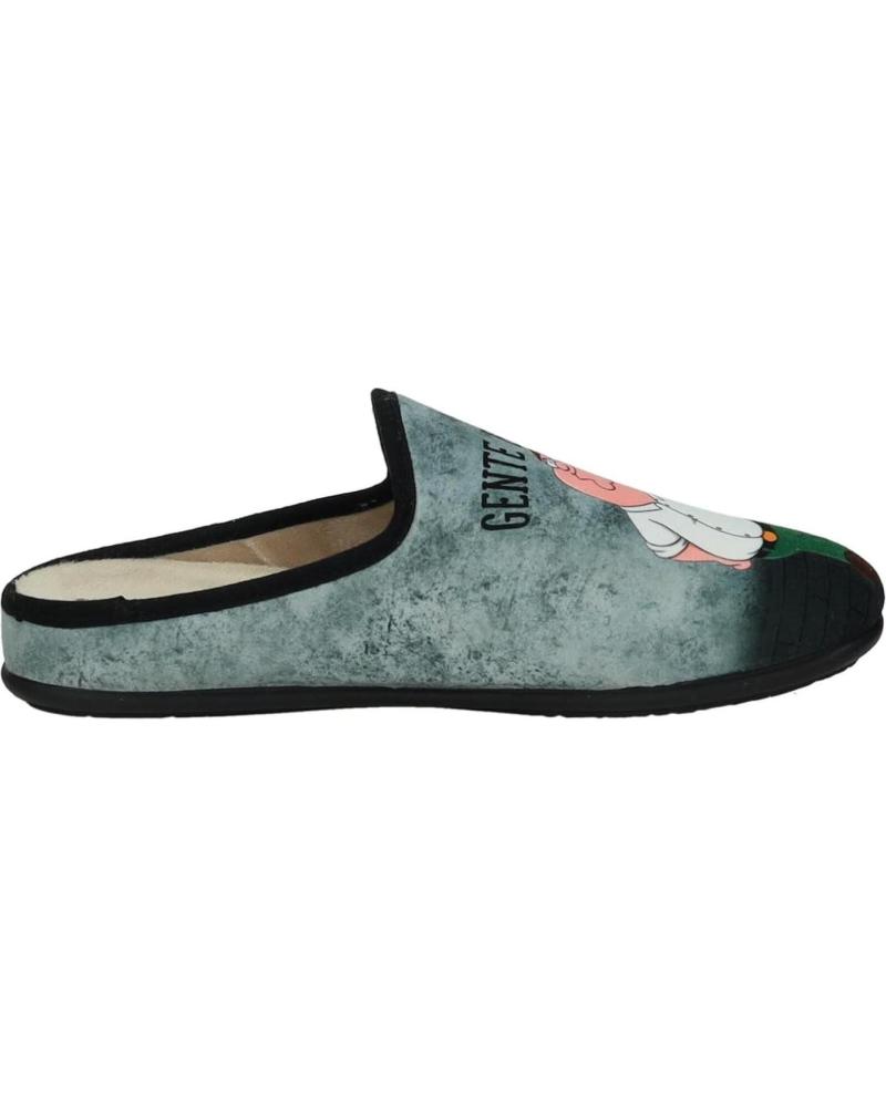 Man House slipers VULCA-BICHA ZAPATILLA ESTAMPADA GRIS
