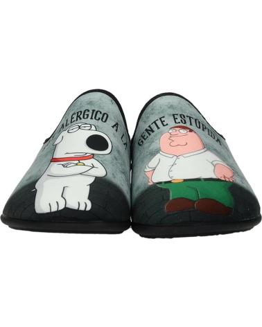 Man House slipers VULCA-BICHA ZAPATILLA ESTAMPADA GRIS
