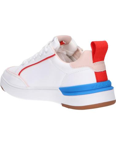 Sportschuhe für Damen und Mädchen PEPE JEANS PGS30539 BAXTER PATCH 800WHITE