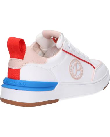 Sportschuhe für Damen und Mädchen PEPE JEANS PGS30539 BAXTER PATCH 800WHITE