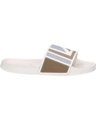 Zehansandalen für Damen PEPE JEANS PLS70109 SLIDER FLAG 800WHITE