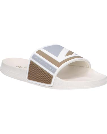 Zehansandalen für Damen PEPE JEANS PLS70109 SLIDER FLAG 800WHITE