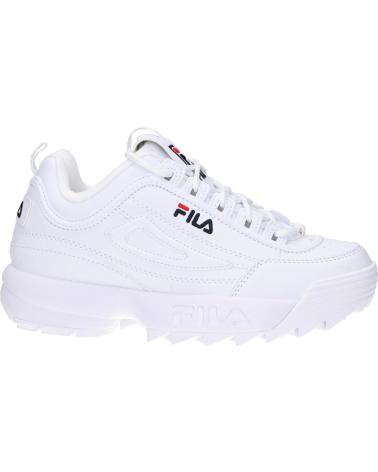 FILA ZAPATILLAS DISRUPTOR BLANCAS TEENS FFT0029-10004 NINA NINO CLARO