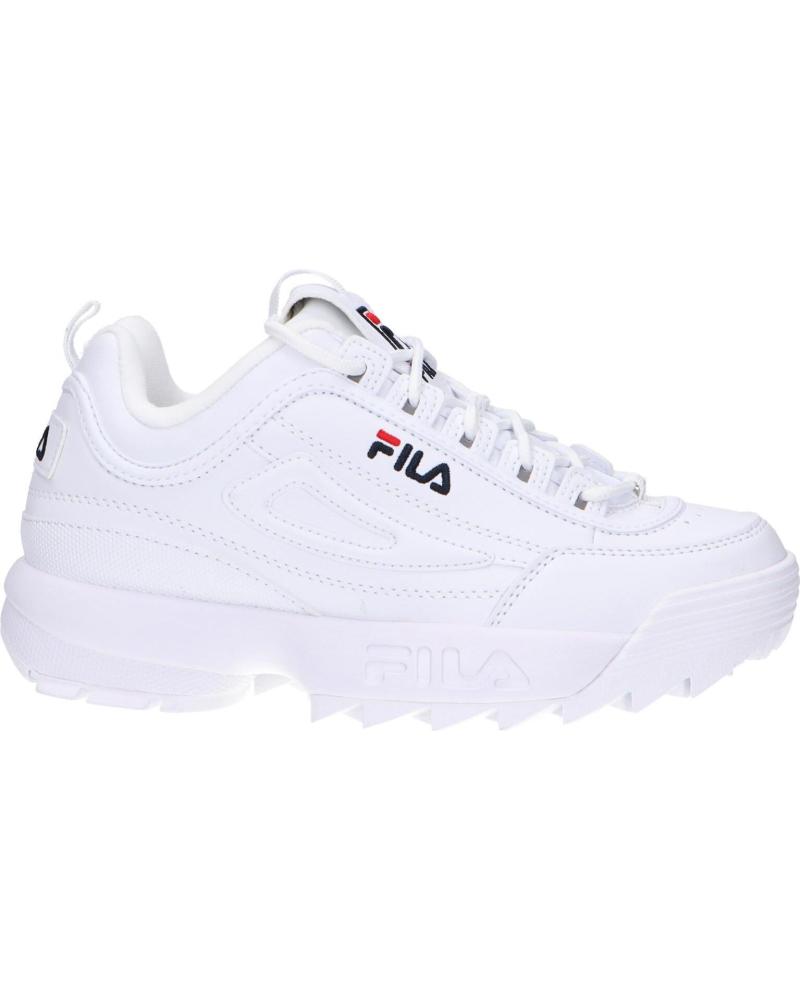 FILA ZAPATILLAS DISRUPTOR BLANCAS TEENS FFT0029-10004 NINA NINO CLARO