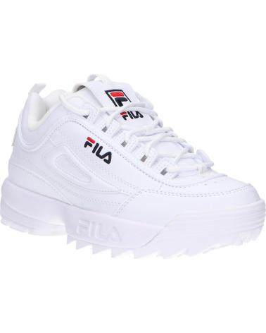 FILA ZAPATILLAS DISRUPTOR BLANCAS TEENS FFT0029-10004 NINA NINO CLARO