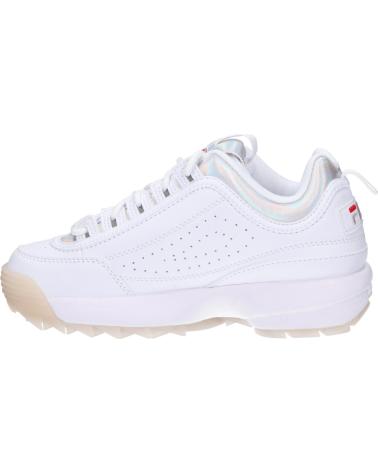 Sapatilhas de Mulher e Menina e Menino FILA FFT0017 DISRUPTOR F 13078 WHITE-IRIDESCENT