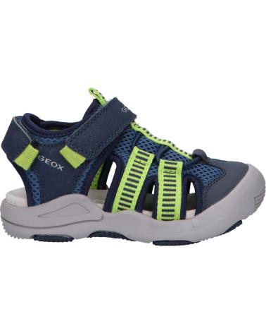Sandales pour Garçon GEOX J15E1A 014CE J KYLE C0749 NAVY-LIME