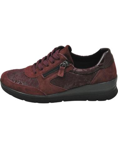 Zapatos de Mujer LUMEL – SNEAKER DEPORTIVO URBANO APERTURA CORDONES PLANTI BORDO 1055-BORDO FLOWER 905
