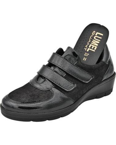 Sapatos de Mulher LUMEL GUANT - DEPORTIVO CON CIERRE POR CONTACTO PLANTA DE BLACK 908-1948