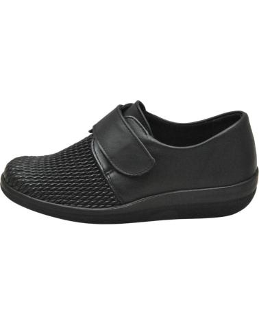 Botas de Mujer LUMEL - ZAPATO CIERRE POR CONTACTO PALA ELASTICA PLANTILL BLACK STRETCH 2738