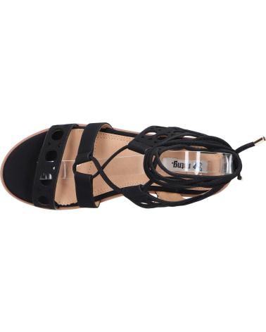 Sandalias de Mujer MTNG 50555 C13609-LEOPARD NEGRO