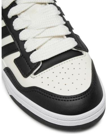 Sportivo per Donna e Bambina e Bambino ADIDAS JR0166 RAPID COURT LOW J CBLACK-CLOWHI-FTWWHT