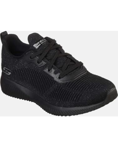 Sportif pour Femme SKECHERS ZAPATILLAS BOBS SQUAD BLACK