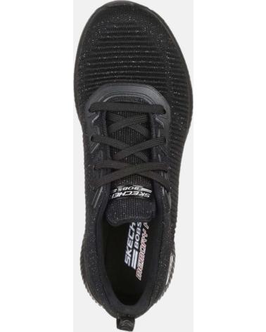 Sportif pour Femme SKECHERS ZAPATILLAS BOBS SQUAD BLACK