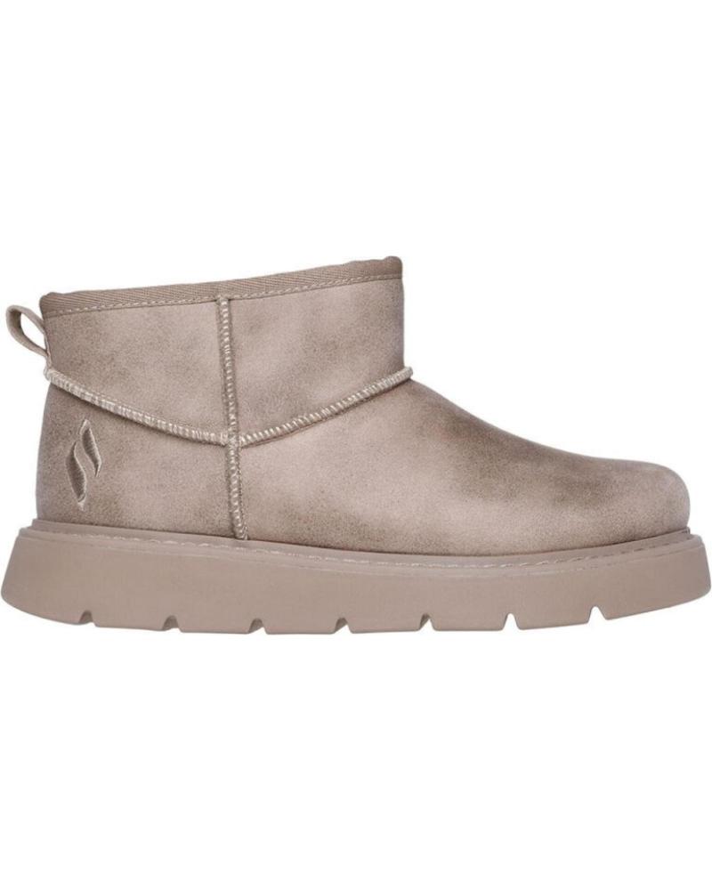 Botins de Mulher SKECHERS BOTINES PLANOS KEEPSAKES LITE MUJER TAUPE MARRóN