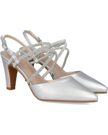 Sandálias de Mulher PRESTIGIO C-526 ZAPATOS DE FIESTA PARA MUJER PLATA