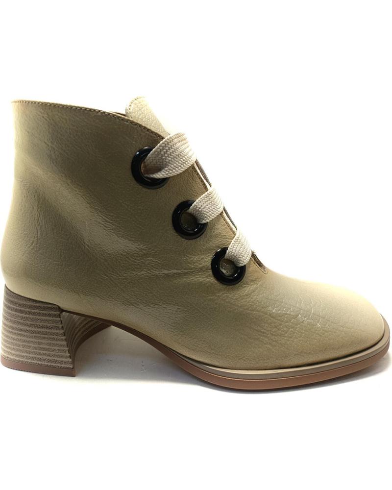 Bottines pour Femme HISPANITAS HI243635 MILAN BOTINES CON TACON PARA MUJER BEIGE
