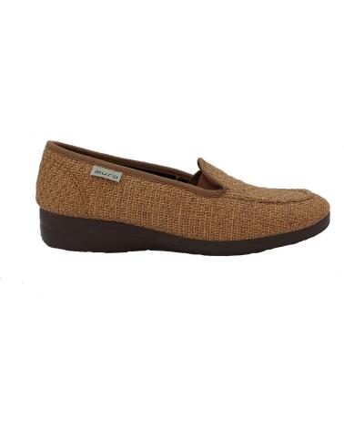 Woman shoes GARRIDO MURO MOSASIN LONA MUJER CUERO