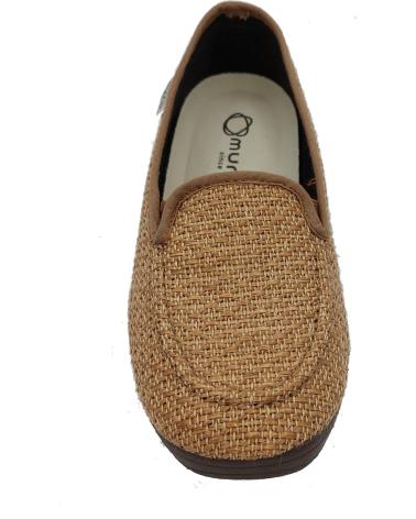 Woman shoes GARRIDO MURO MOSASIN LONA MUJER CUERO