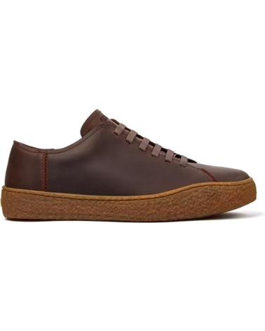 Sapatos de Homem CAMPER ZAPATO CASUAL DE PIEL ENGRASADA CON SUELA DE GOMA BROWN