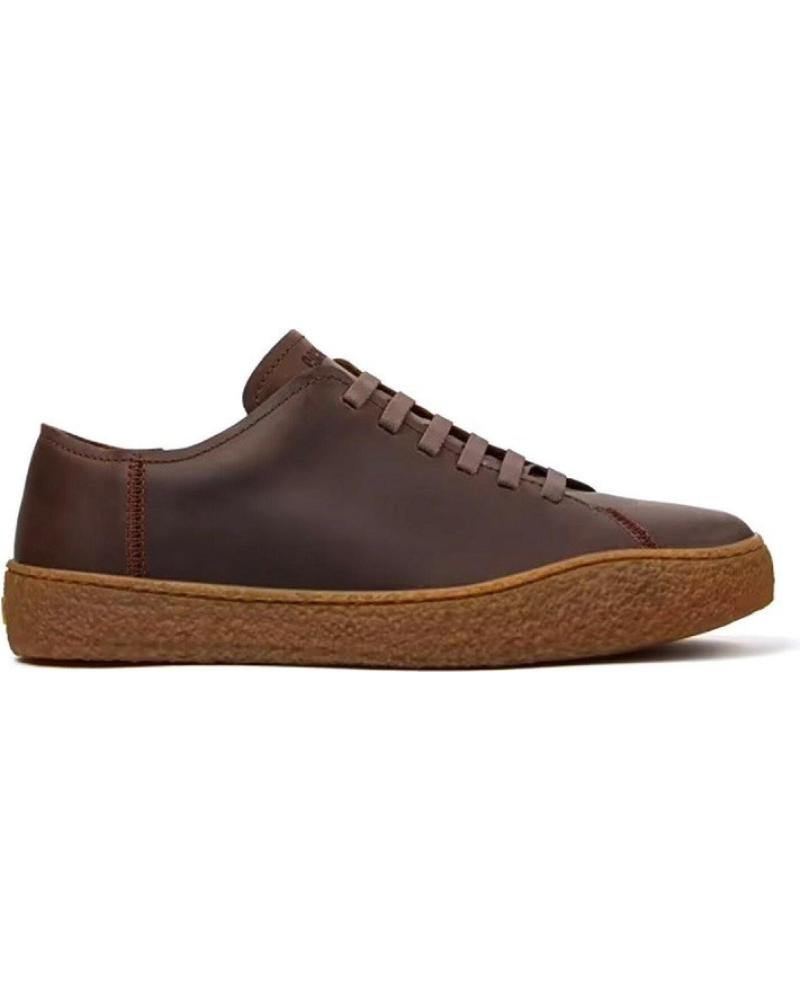 Sapatos de Homem CAMPER ZAPATO CASUAL DE PIEL ENGRASADA CON SUELA DE GOMA BROWN